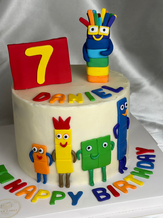 Numberblocks Birthday Cake | Custom Kids Birthday Cake