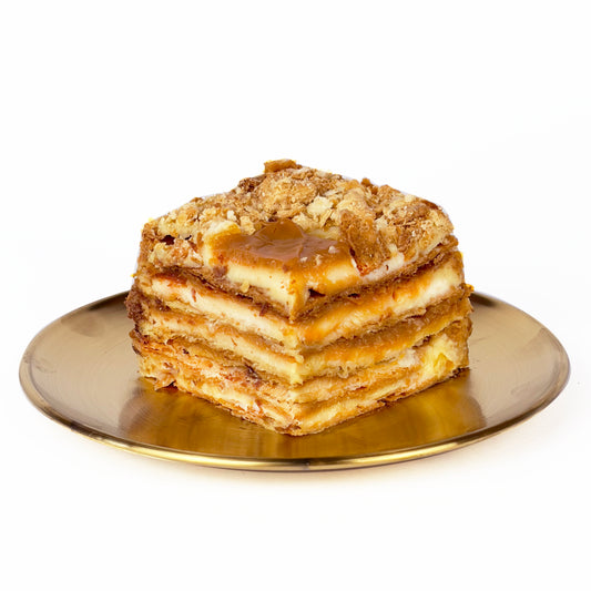 Caramel Napoleon Cake | Mille-Feuille Style