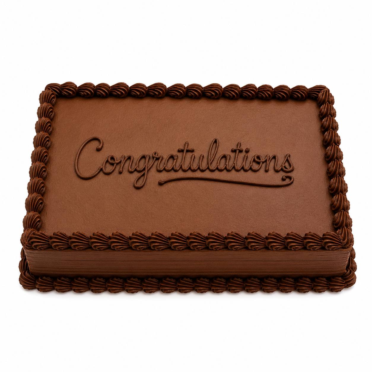 Half Sheet Chocolate Cake with Chocolate Mousse