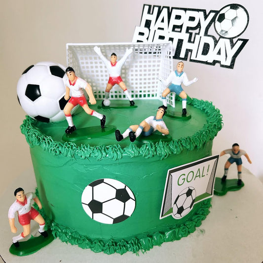 Soccer Match Birthday Cake