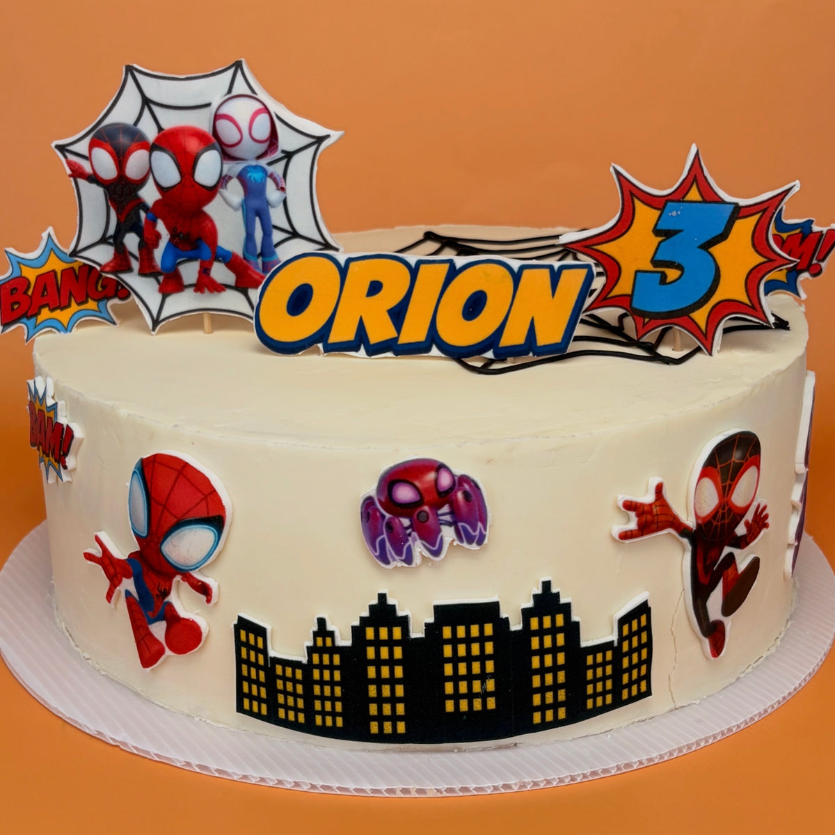 Spidey & Friends Birthday Cake