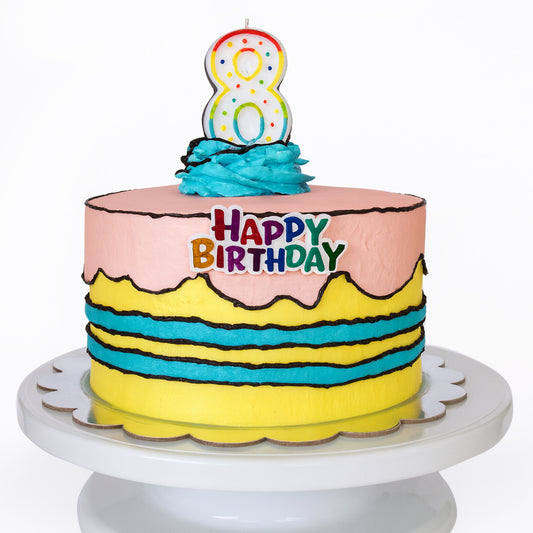 Color Pop Birthday Cake