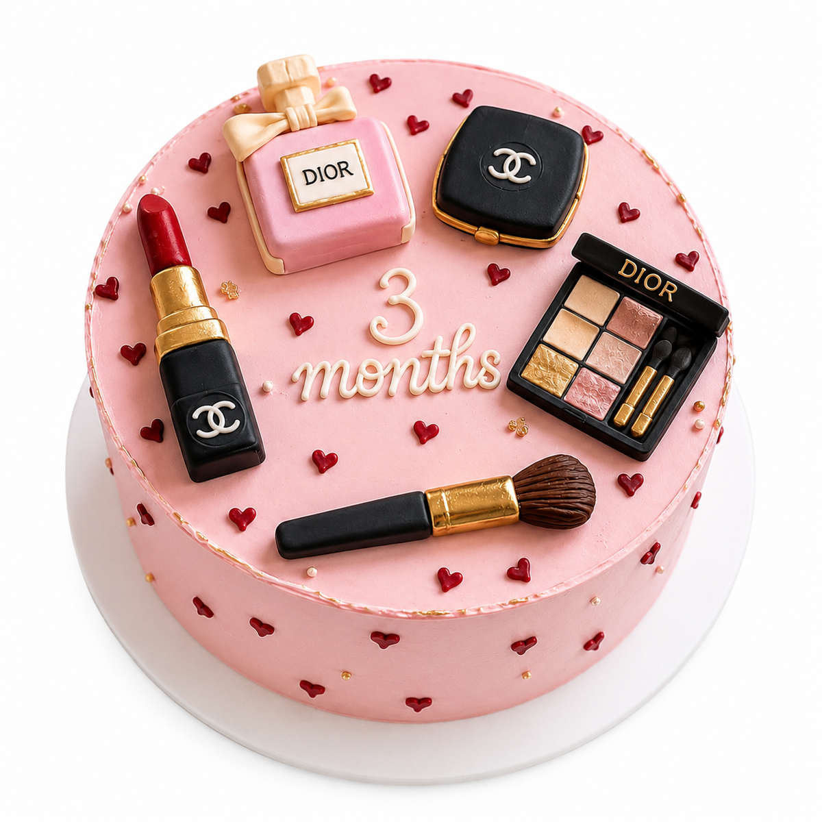 Custom Makeup Birthday Cake