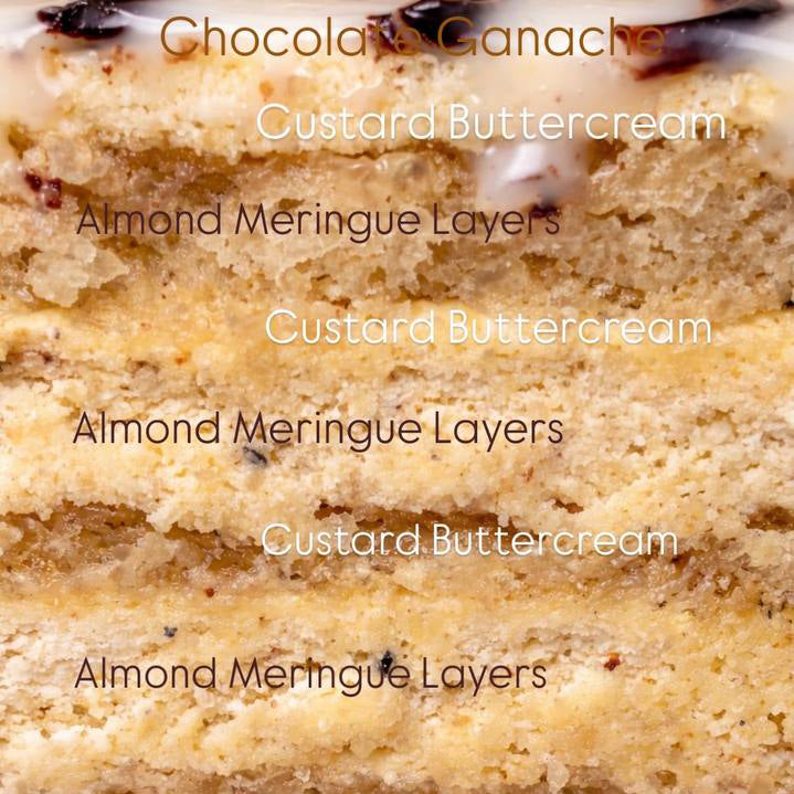 Esterházy Almond Cake | Gluten-Free Flourless Cake