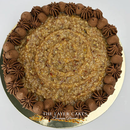German Chocolate Cake | Chocolate Pecan Coconut Cake