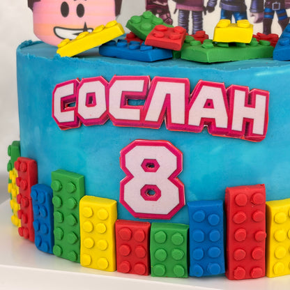 Custom Roblox Birthday Cake