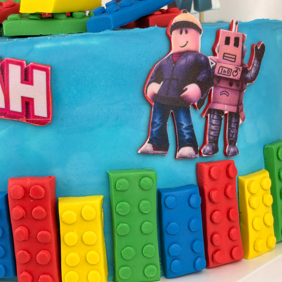 Custom Roblox Birthday Cake