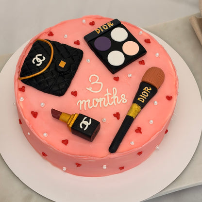 Custom Makeup Birthday Cake
