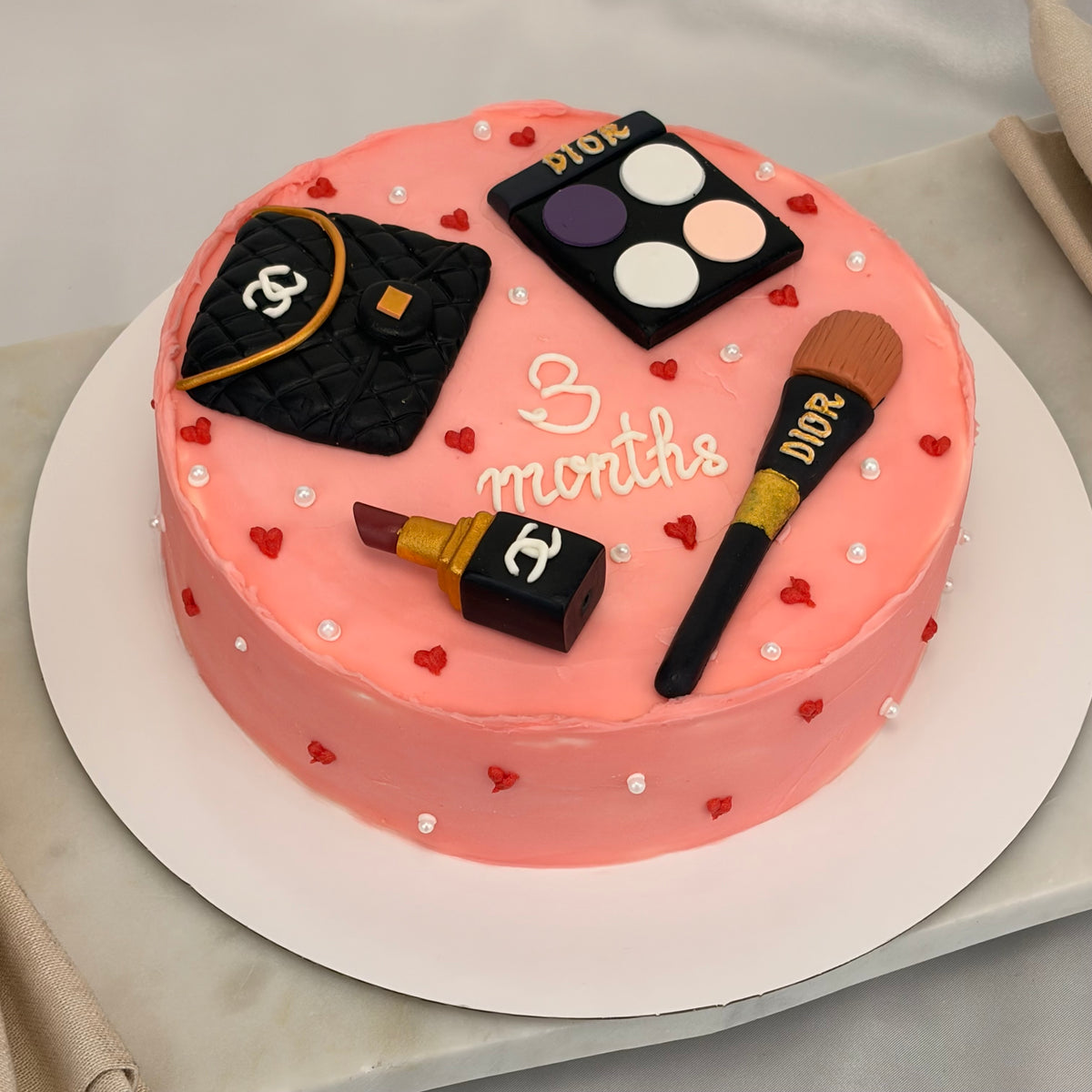 Custom Makeup Birthday Cake