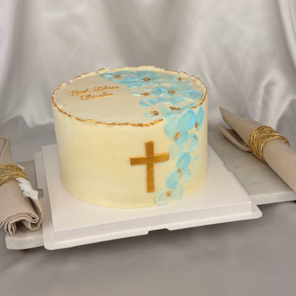 Custom Baptism & Christening Cake