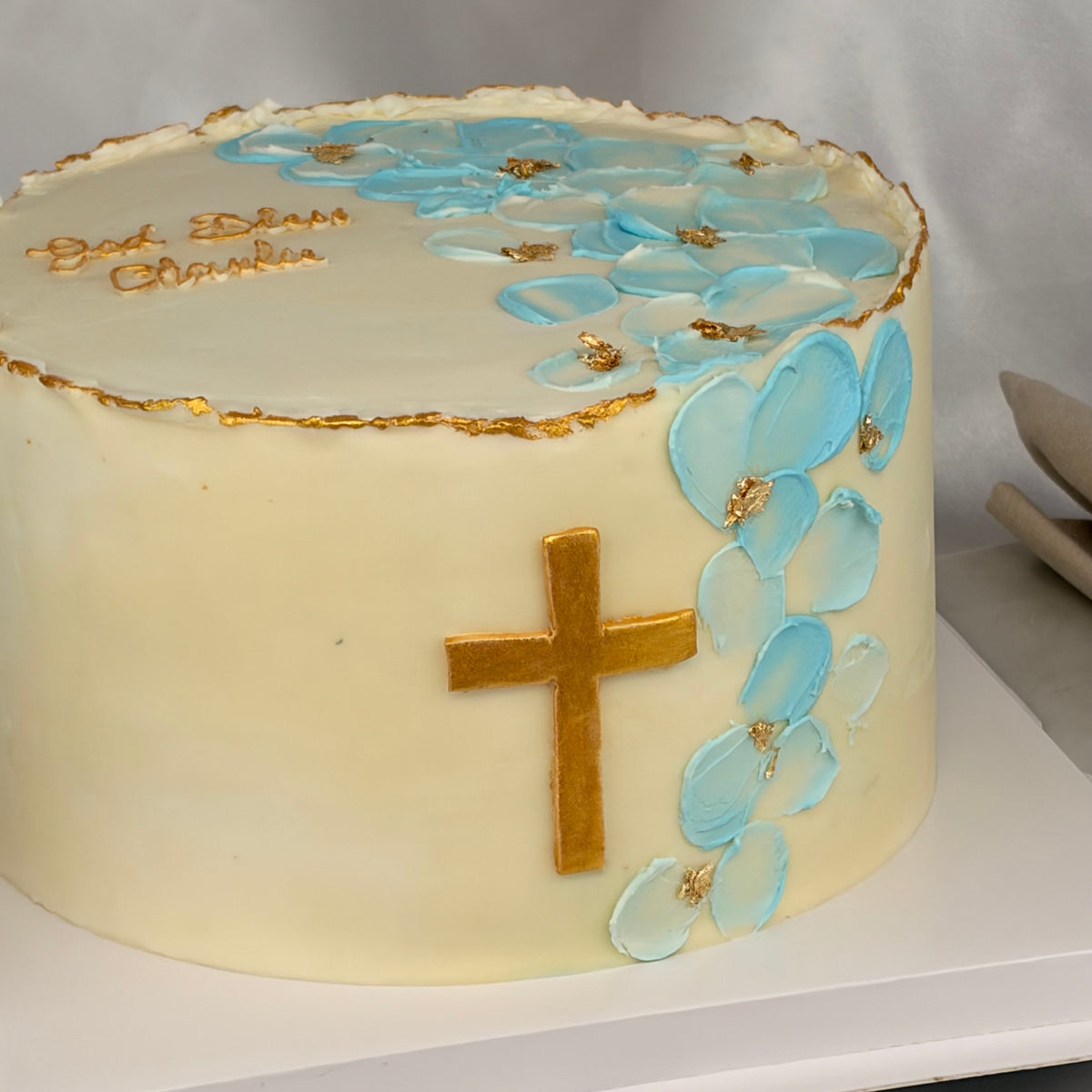 Custom Baptism & Christening Cake