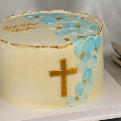Custom Baptism & Christening Cake