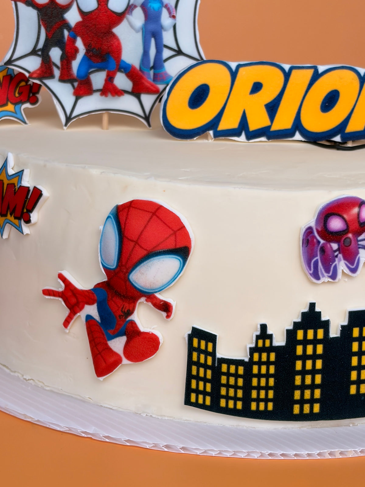 Spidey & Friends Birthday Cake