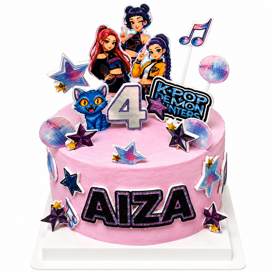 KATSEYE K-Pop Birthday Cake | Custom KPop Cake