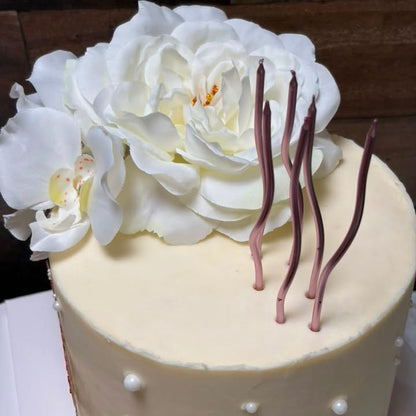 Orchid & Pearl Celebration Cake