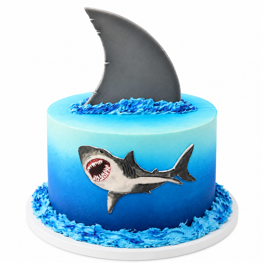 Shark Birthday Cake