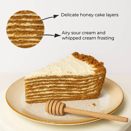 Honey Cake | Traditional Medovik Cake