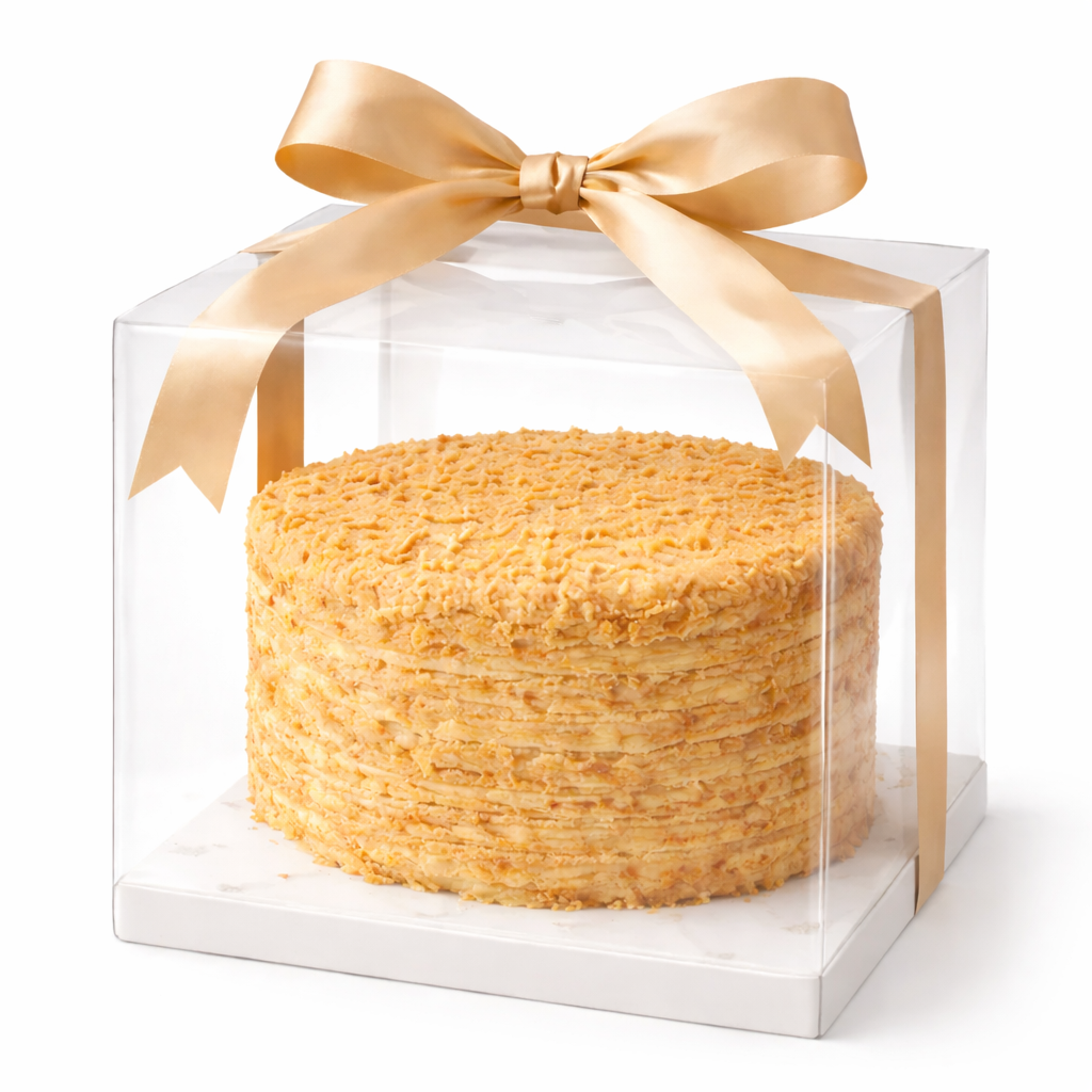 Vanilla Napoleon Cake (Mille-Feuille Style)