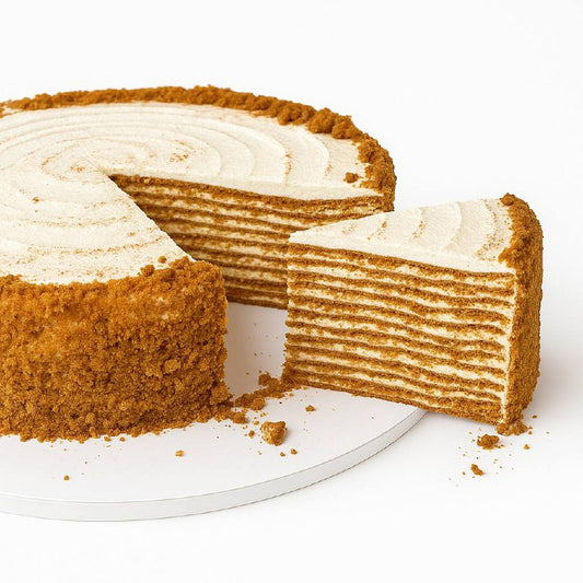 Honey Cake | Traditional Medovik Cake