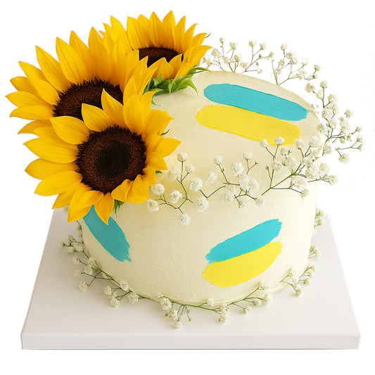 Ukrainian Sunflower Cake