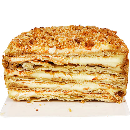 Vanilla Napoleon Cake | Mille-Feuille Style
