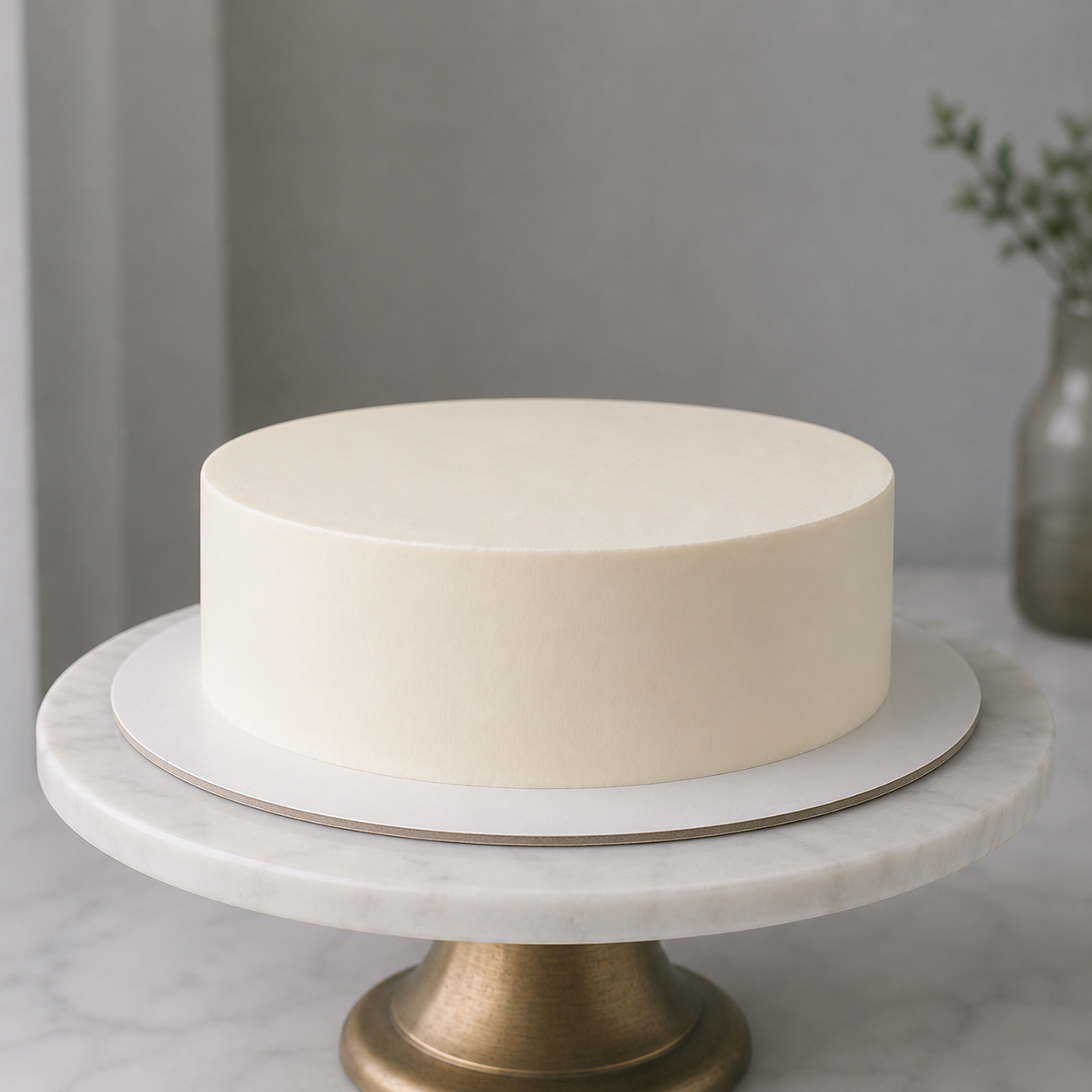 Classic Vanilla Raspberry Celebration Cake | 9" Round Cake